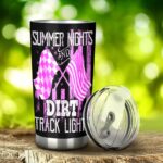 Summer Nights And Dirt Track Lights Pink Tumbler 2.jpg