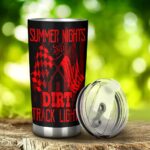 Summer Nights And Dirt Track Lights Red Tumbler 2.jpg