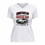 Sunday Race Day Nascar Dad Weekend 2 Womens V Neck.jpg