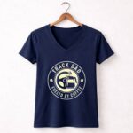 Track Dad Fueled By Coffee Car 2 Womens V Neck.jpg