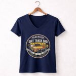 Trackside Dirt Track Dad 2 Womens V Neck.jpg