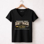 Trackside Family Dirt Track 4 Womens V Neck.jpg