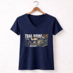 Trail Riding Is My Therapy 2 Womens V Neck.jpg