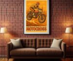 Vintage 1970s Motocross Racing Wall Art 2.jpg