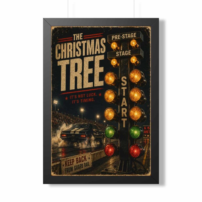 Vintage Drag Racing The Christmas Tree Wall Art 1.jpg