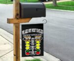 We Are Not Most Families Drag Racing Garden Flag 3.jpg