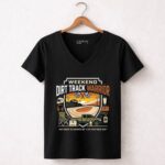 Weekend Dirt Track Warrior 4 Womens V Neck.jpg