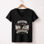 Weekend Warrior Motocross 4 Womens V Neck.jpg