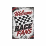 Welcome Race Fans Checkered Flag Racing Fans Garden Flag 3.jpg